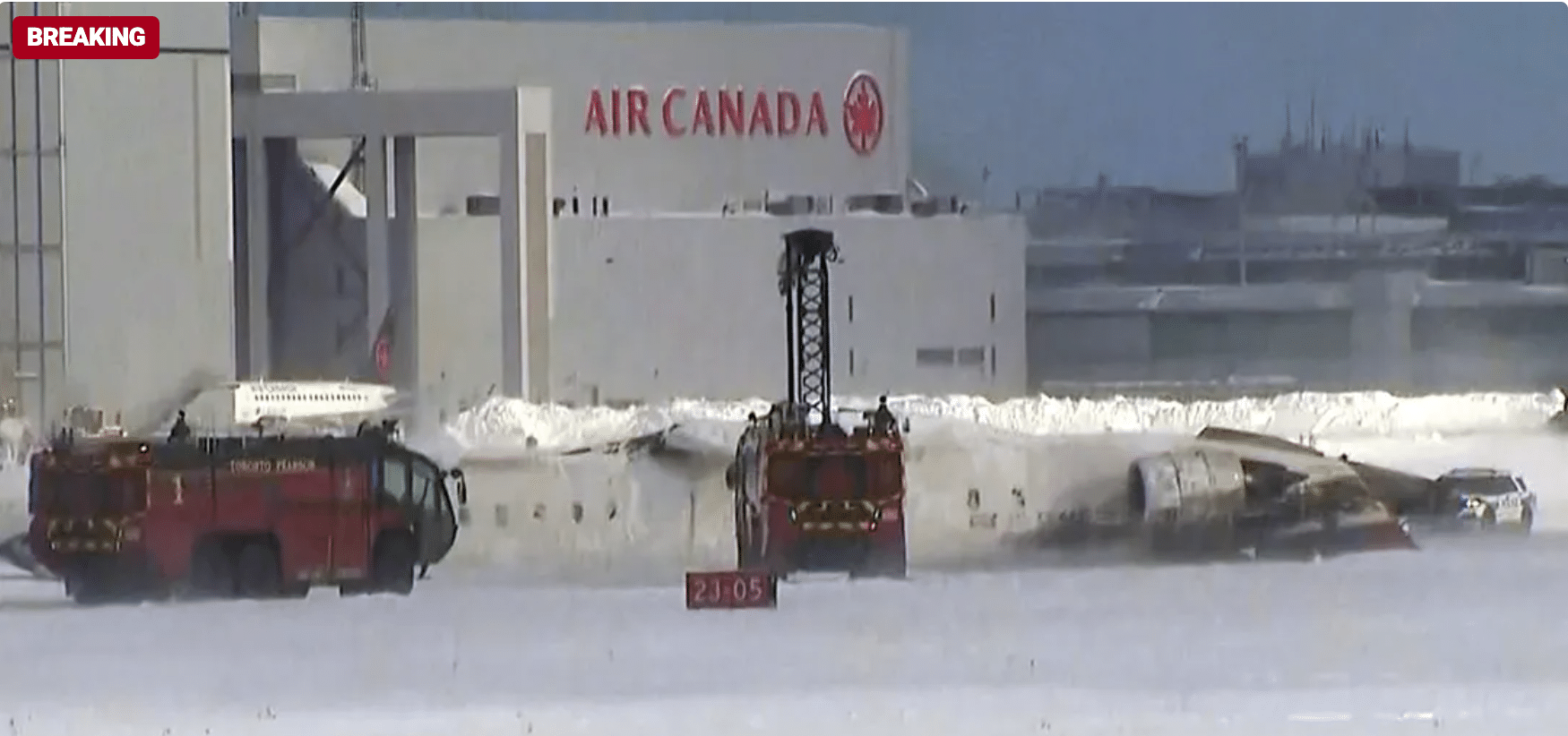 Multiple people injured in Delta Airlines plane crash in Toronto